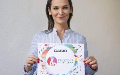 Olga Bończyk wspiera Pracownie Muzyczne CASIO