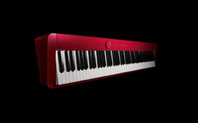 CASIO przedstawia pianino cyfrowe Privia PX-S1000 w kolorze czerwonym
