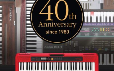 Świętujemy jubileusz! 40 lat jakości i innowacji cyfrowych pianin i keyboardów CASIO